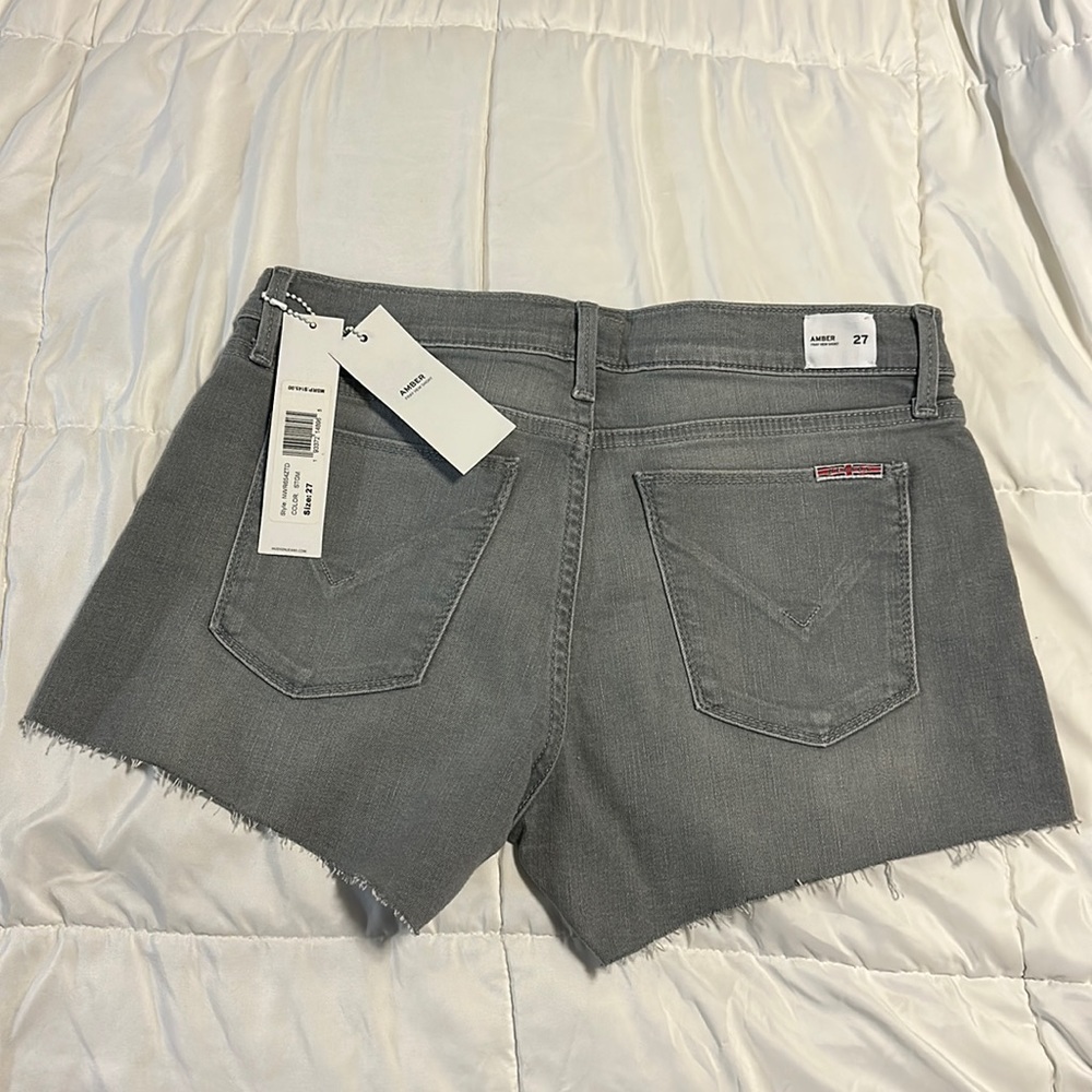 Hudson Amber Jean Shorts / Gray